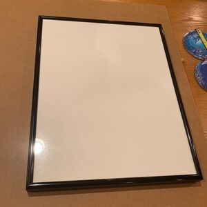 Black metal wall picture frame